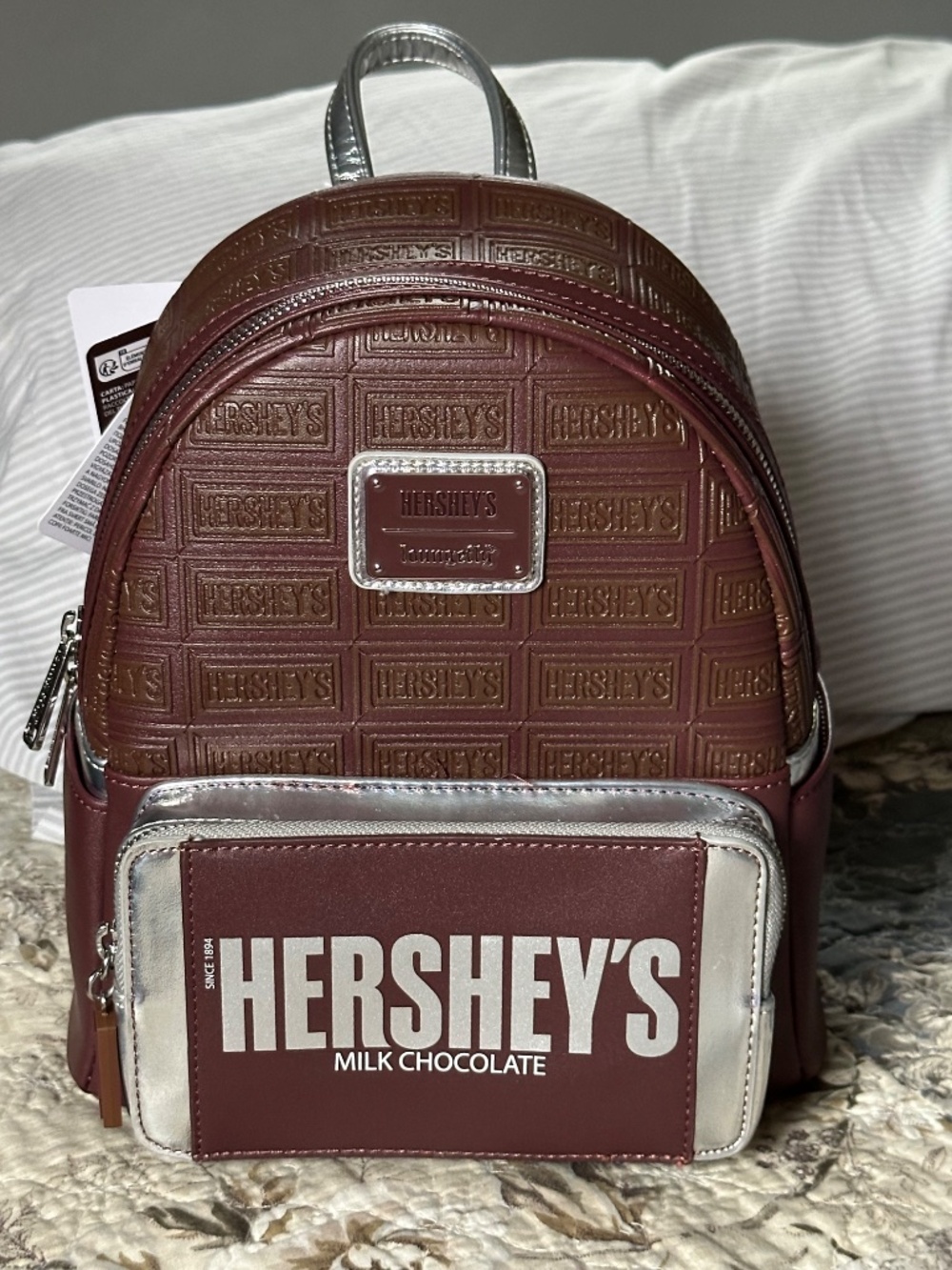 Loungefly - Hershey Chocolate backpack, new with tags.